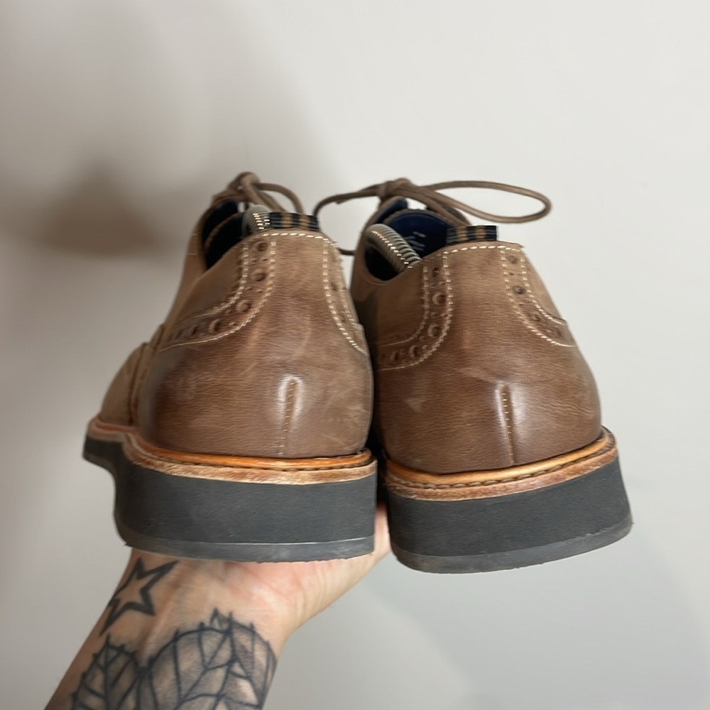 SOLD Cole Haan | Men’s Morris Nubuck Wingtip Oxford Shoes Size 11 - Picture 3 of 6